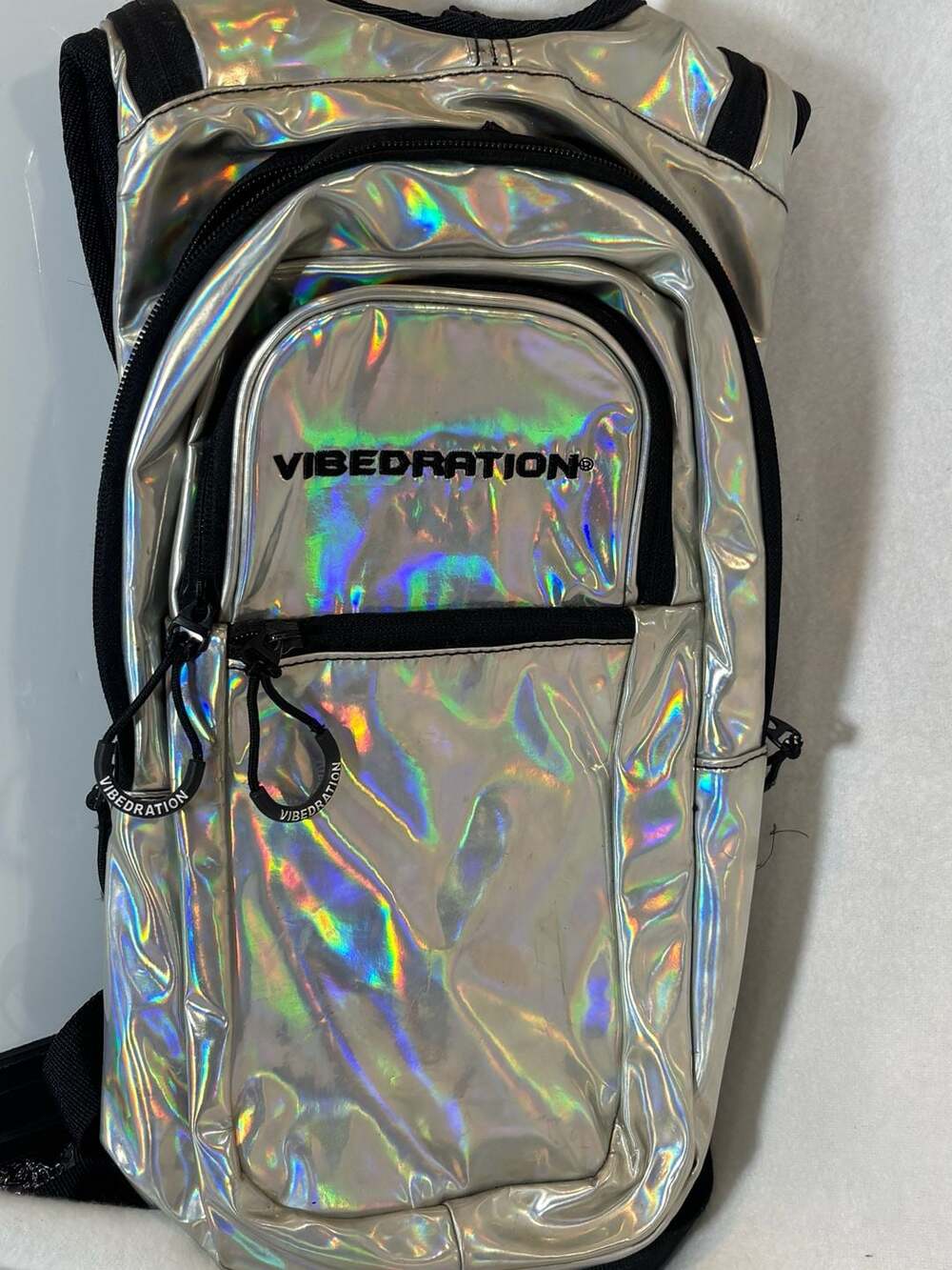 Vibedration Holographic Hydration Pack Backpack